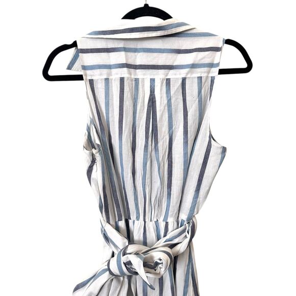 SAYLOR Lisa Ikat Cotton Striped Midi Dress NWT‎ Medium - Picture 4 of 6